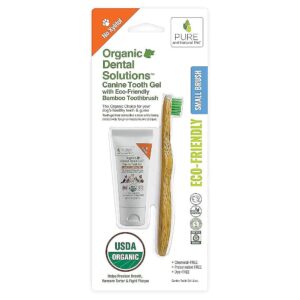 Natural, and USDA Certified Organic Pet Dental Kit