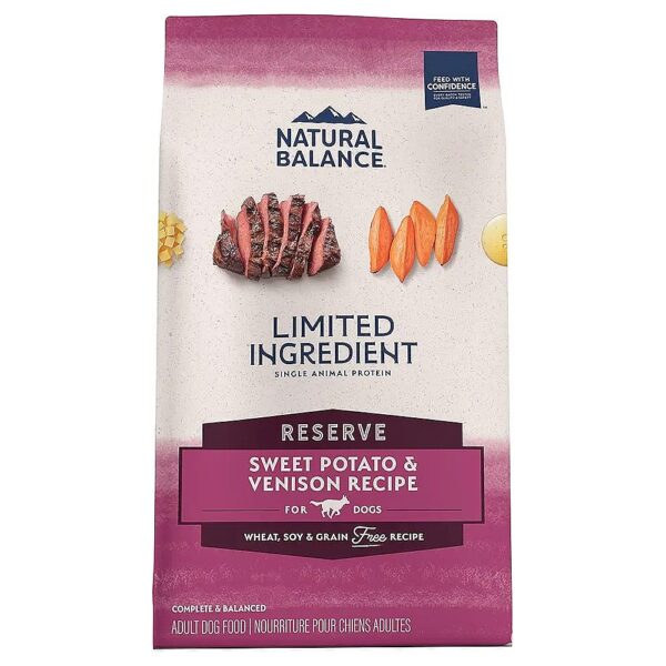 Naturally Balanced Sweet Potato and Venison Grain-Free Dry Dog Food for All Ages