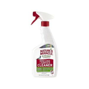 Nature's Mirrored Bird Cage and Surface Cleaning Solution for Indoor Environments