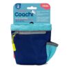 Navy and Light Blue Nylon Waist Pack for Puppy and Dog Training with Reflective Closure