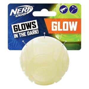 Nerf Quality LED Glow Ball for Small Medium Large Breeds Dog Toy