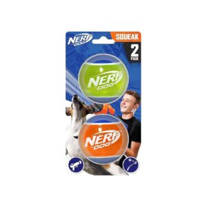 Nerf-Quality Rubber Tennis Ball Dog Toys for Small to Large Breed Dogs