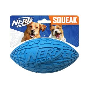 Nerf-Quality Squeaky Football Toy for Fetch and Training Medium Large Breeds