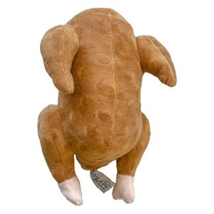 New Brown Turkey Plush Squeaker Dog Toy for a Fun Thanksgiving