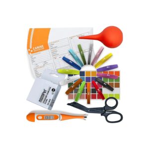 Newborn Puppy Health Essentials Kit for Whelping Basics and Vaccination Tracking