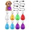 Nighttime Collar Lights for Dogs - 8 Piece LED Dog Safety Kit for Large Medium Small Pets