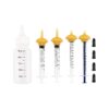 Nipple Feeding System for Small Dog Breed Animals with Easy-Use Syringes and Bottle