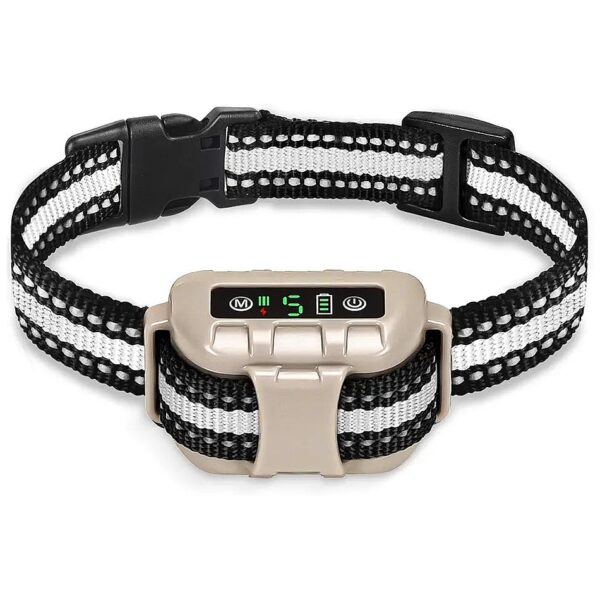 No Bark Collar for Small Medium Large Dogs with Reflective Stripe and Safety Features