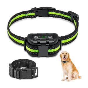 No Bark Collar with 5 Adjustable Sensitivity and Intensity Levels for All Dog Sizes