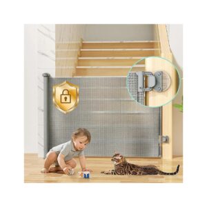 No Drill No Problem Retractable Baby Gate for St