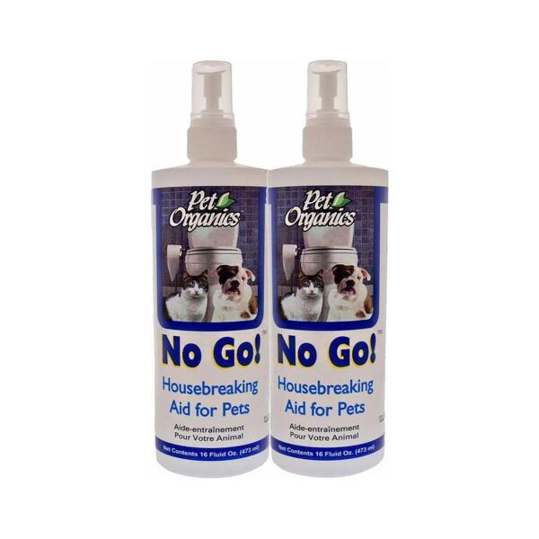 No-Go Housebreaking Spray for Dogs, 16 oz, Organic Formula with Clove and Garlic Oil