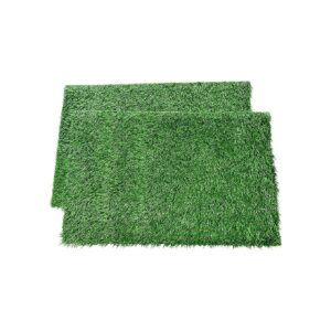 No Mess Artificial Dog Grass Pads for Indoor Outdoor Potty Training - Low Maintenance