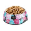 No Mess Stainless Steel Dog Bowls for Small to Medium Dogs with Removable Rubber Base