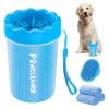 No More Muddy Paws with this Silicone Paw Cleaner for Small Medium Large Breed Dogs Cats