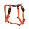 No-Pull Dog Harness with Adjustable Fit for Medium Sized Dogs Orange Medium