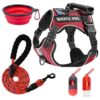 No-Pull Dog Harness with Reflective Straps and Adjustable Strap for Safe Walking