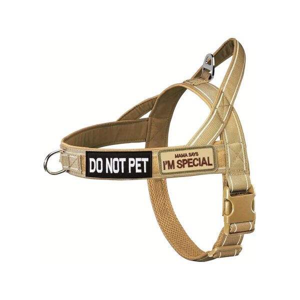 No Pull Dog Harness with Reflective Strip and Soft Padded Handle for Easy Training