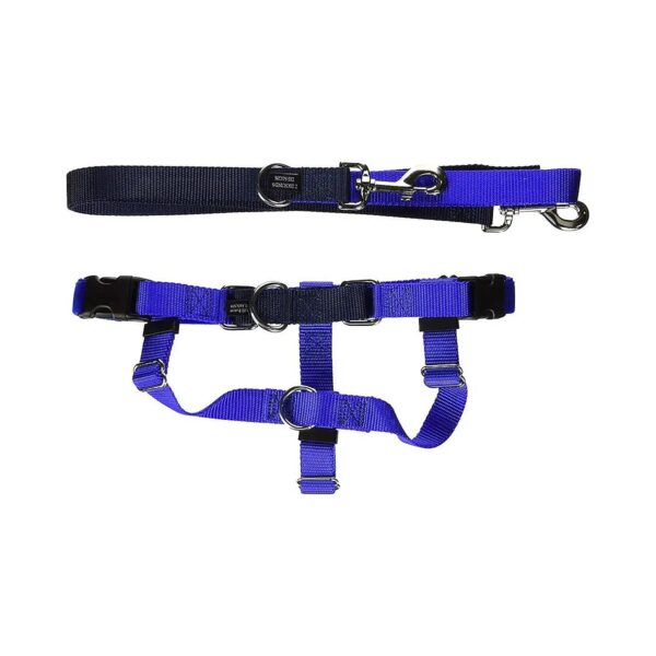 No-Pull Dog Harness with Soft Velvet Lining for Large Dogs Royal Blue