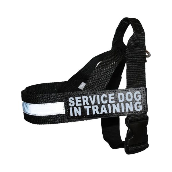 No Pull Guide Assistance Nylon Harness for Dogs in Training Reflective Patches Included