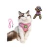 No Pull Small Dog Harness and Leash Set for Small Medium Dogs Walking