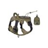 No Pull Tactical Dog Harness with Reflective Vest and Adjustable Treat Pouch