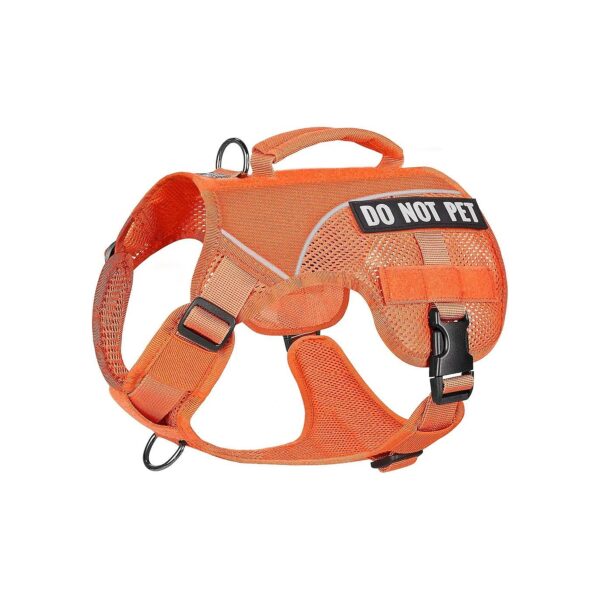 No Pull Tactical Training Dog Harness for Small Medium Dogs with Chest D-Ring