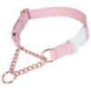 No Pull Training Collar with Martingale Design and Soft Leather for Dogs