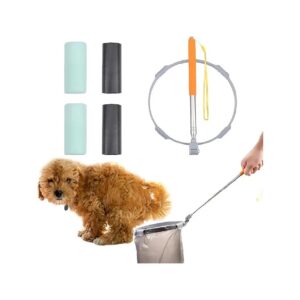 No-Residue Dog Poop Catcher with 120 Bags for Clean and Easy Cleanup