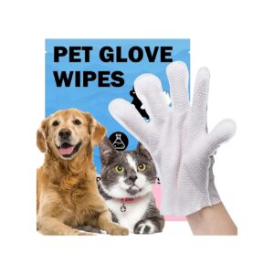 No-Rinse Pet Wipes for Cleaning, Deodorizing, and Nourishing Pet Fur