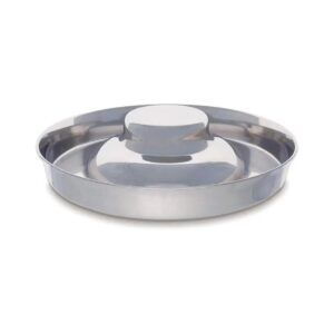 No-Slip Stainless Steel Food Dish with 5 Diameter for Small Breeds