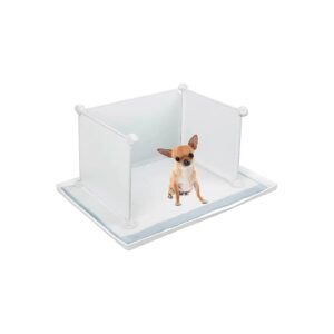 No Spill Pee Pad Holder Tray for Small Dogs with Easy Cleaning