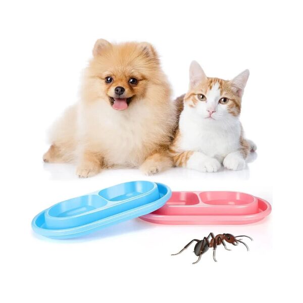 No Spill Pet Food and Water Bowls for Small and Medium Breed Pets