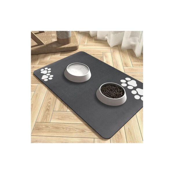 No Stain Floor Waterproof Placemat Dish Matt for Small Medium Large Messy Drinkers