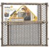 No Tool Required Wood Baby Gate with Pressure Mount Fastening