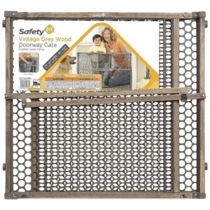 No Tool Required Wood Baby Gate with Pressure Mount Fastening