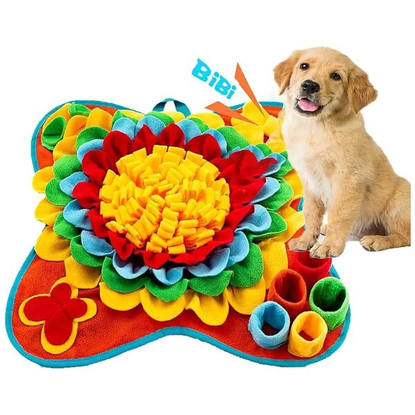 Non-Slip Snuffle Mat for Small Medium Breed Dogs with Feeding Mat