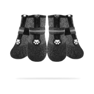 Non-Slip Waterproof Dog Boots for Small Dogs with Heat Protection and Comfort