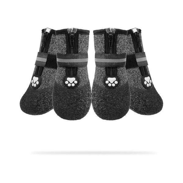 Non-Slip Waterproof Dog Boots for Small Dogs with Heat Protection and Comfort