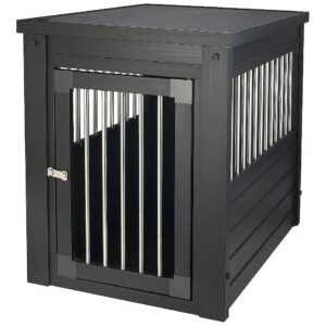 Non-Toxic ECOFLEX Dog Crate with End Table Design for Space-Efficient Pet Housing