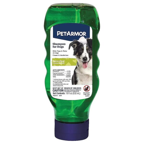 Non-Toxic Flea and Tick Shampoo for Dogs and Puppies