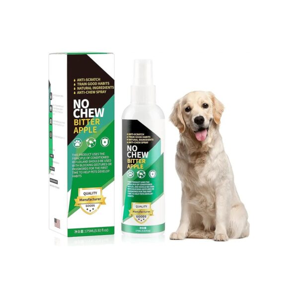 Non-Toxic and Safe Bitter Apple Spray for Outdoor Use with Dogs