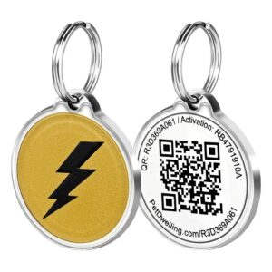 Notch Pet Tag with Scan Location Indicator for Finders