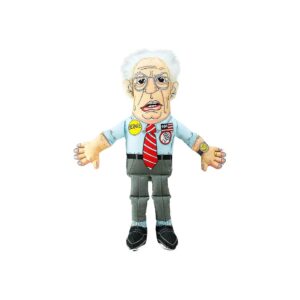 Novelty Bernie Sanders Parody Dog Toy with Squeaker and Durable Construction