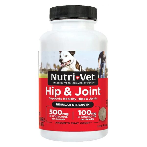 NutriVet Hip and Joint Chewable Tablets for Dogs - 75 Count