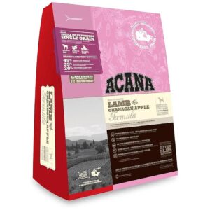 Nutrient-Dense Lamb and Apple Formula Dry Dog Food for Adult Dogs