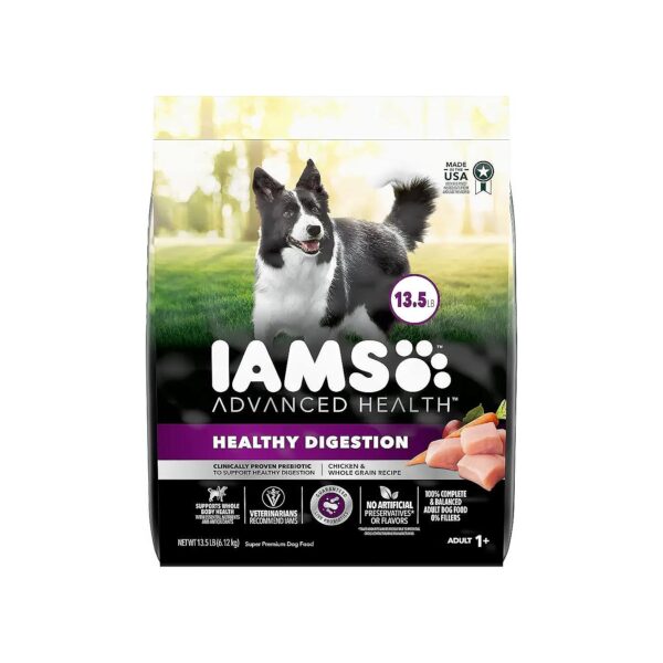 Nutrient-Rich Adult Dog Food with Real Chicken and Prebiotics for Digestive Health