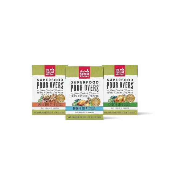 Nutrient-Rich Wet Toppers for Dogs Variety Pack with Spinach Kale and Broccoli