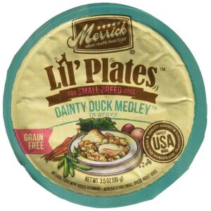 Nutritious Grain Free Wet Food Pate for Small Breed Dogs Dainty Duck Medley