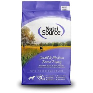 Nutritious Puppy Food for Small Breeds with Chicken Meal and Rice and Probiotics