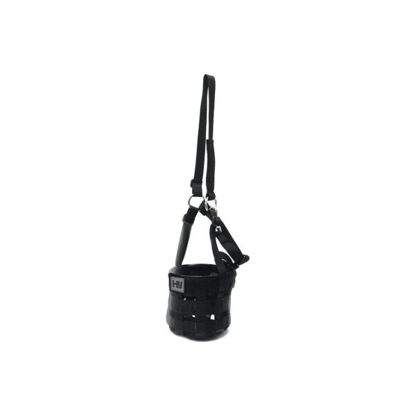 Nylon X Small Pony Horse Muzzle with Buckle Closure Black